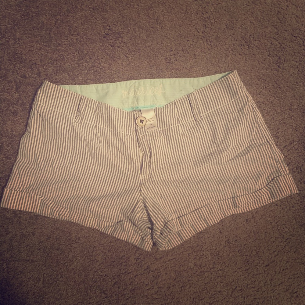 Maurices Striped Cloth Shorts